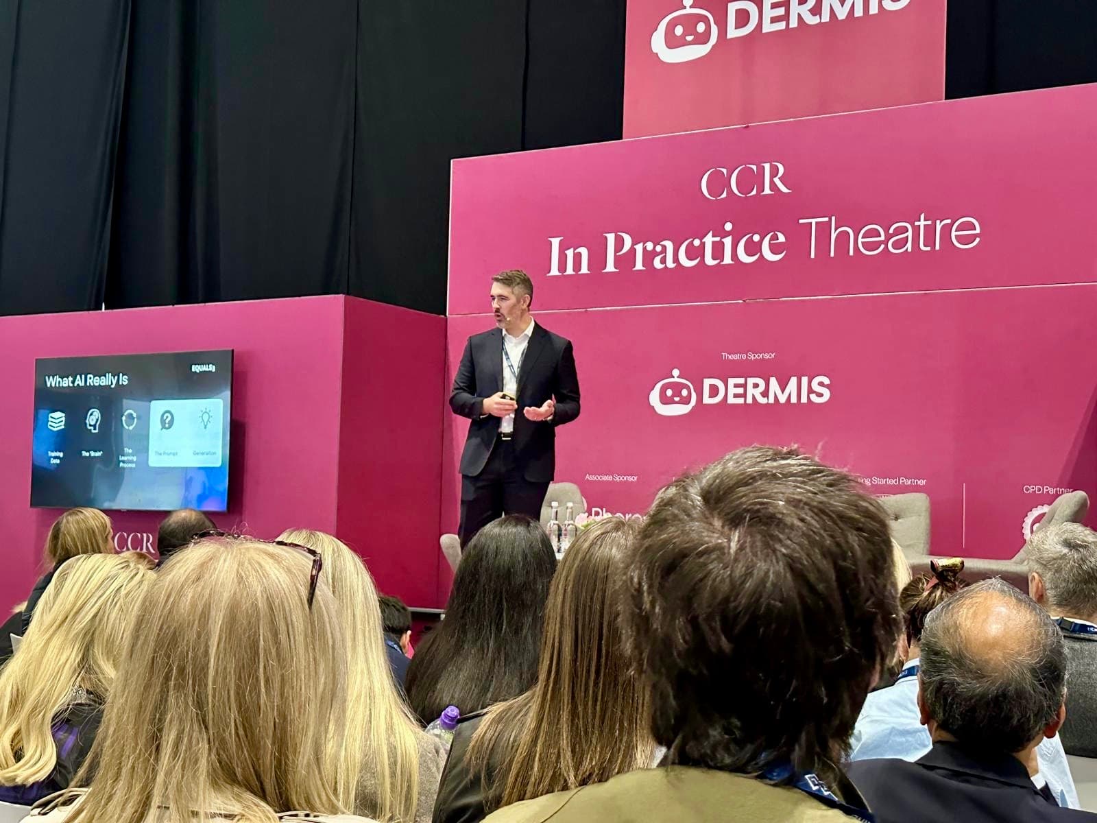 EQUALS3 speaking at In Practice Theatre